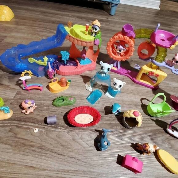 Littlest pet shop bundle lot polar bears whale octopus - Picture 7 of 16